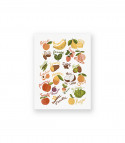 Affiche Enfant - Abécédaire Fruits & Légumes