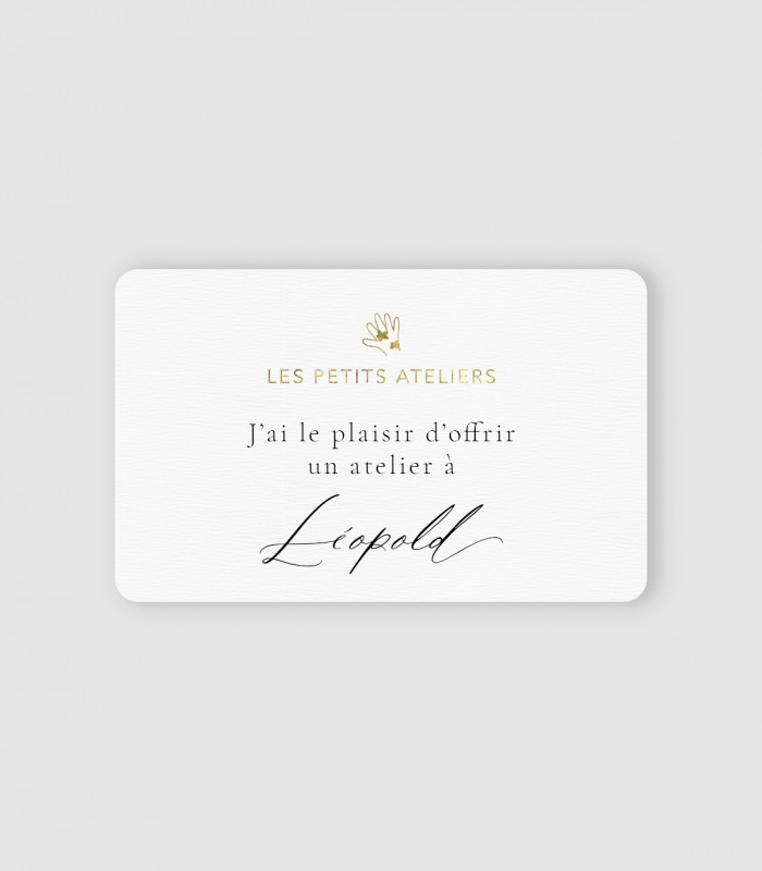 Carte Cadeau - Ateliers Enfants