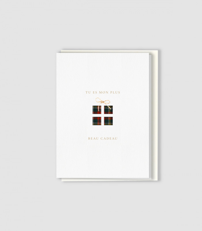 Carte Noël Découpée - Cadeau