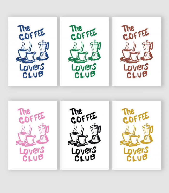 The Coffee Lovers Club – Illustration café artisanale