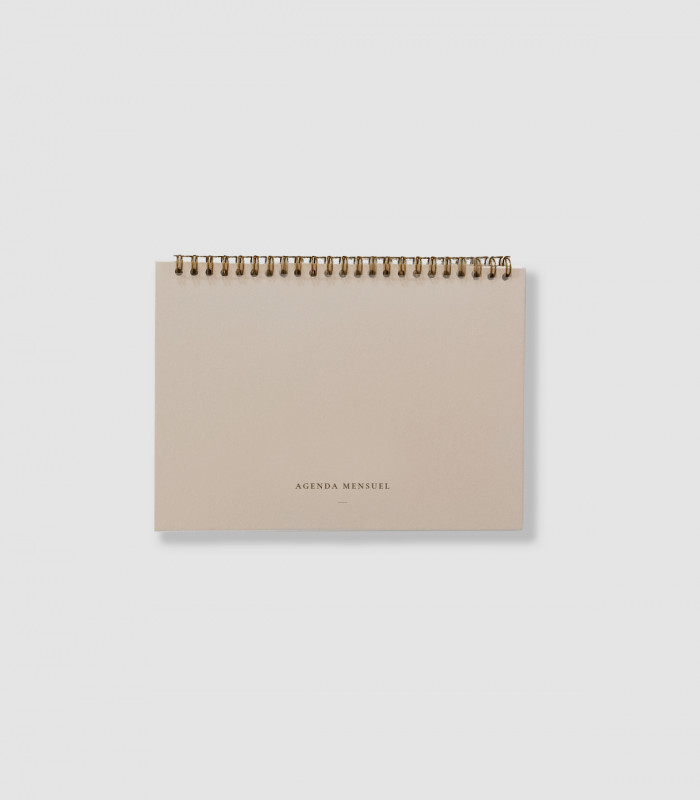 Agenda Mensuel A5 - 10 coloris